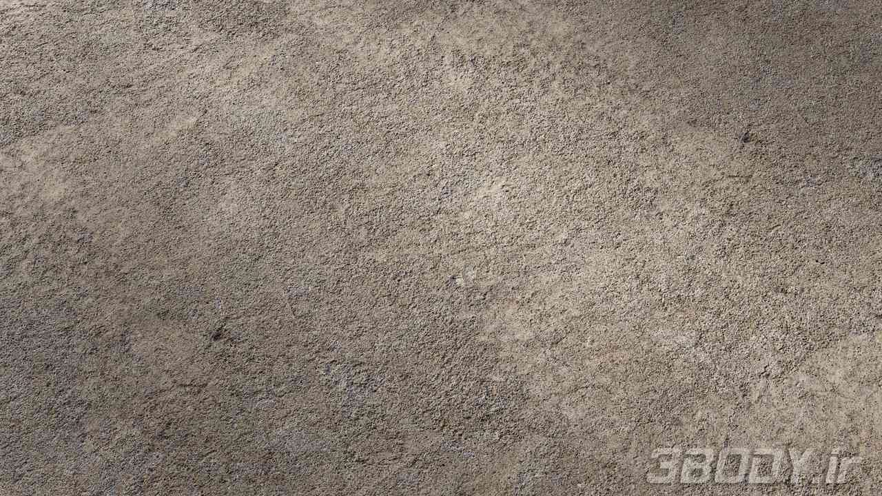 متریال بتن صاف smooth concrete عکس 1